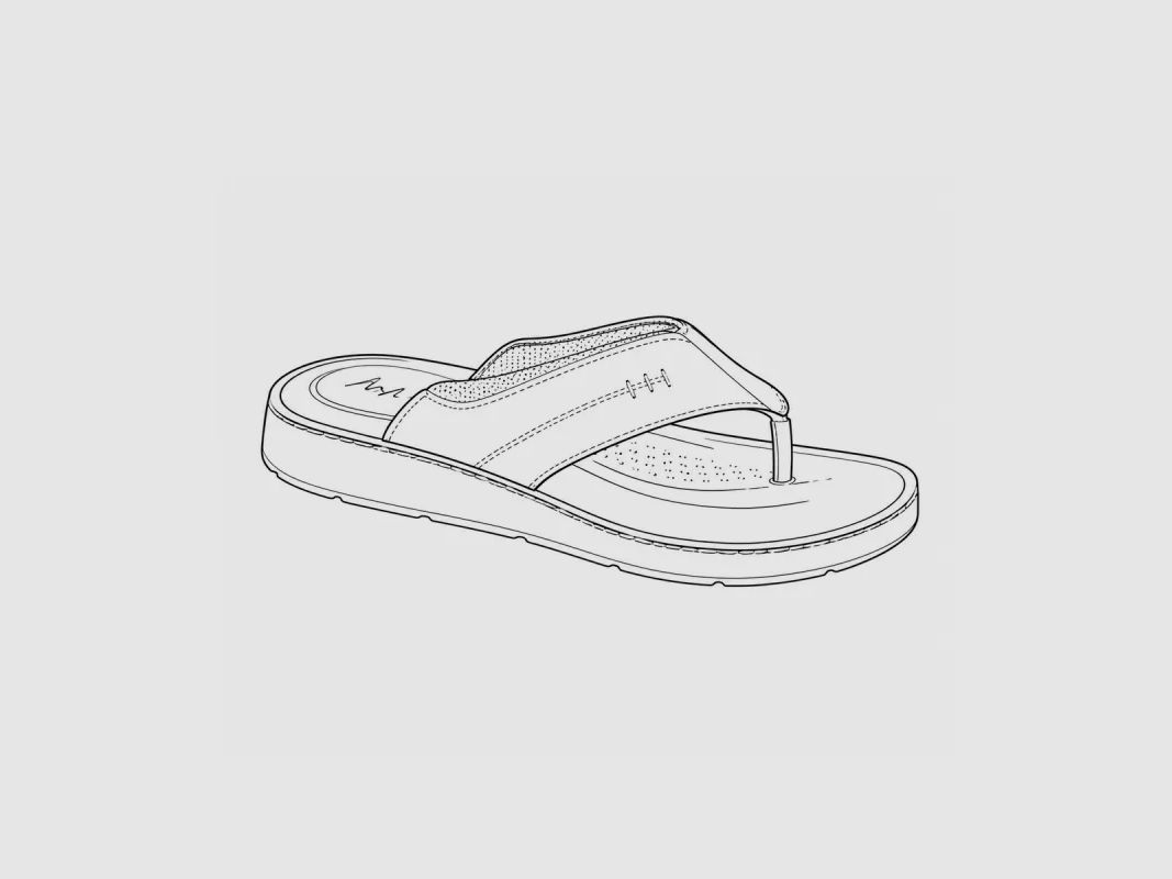 Chanclas de Cuero Marrón para Hombre - Dirbe - Ayoka, imagen 8 de 9