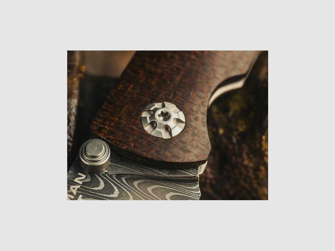 Böker M4 Sherman Damast Mes by Chad Nichols