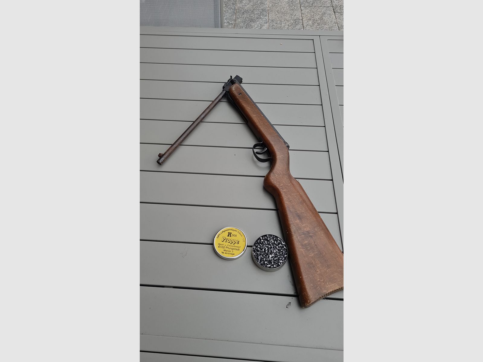 Fucile ad aria compressa pieghevole a colpo singolo Diana Modello 23 -Usato-