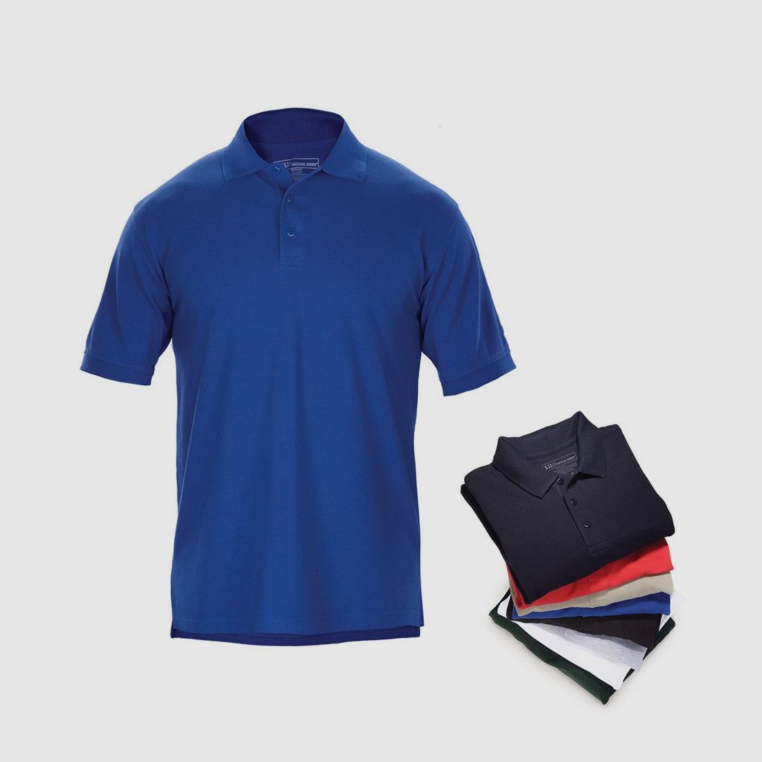 5.11 Tactical Professional Polo - Short Sleeve Heather Grey L