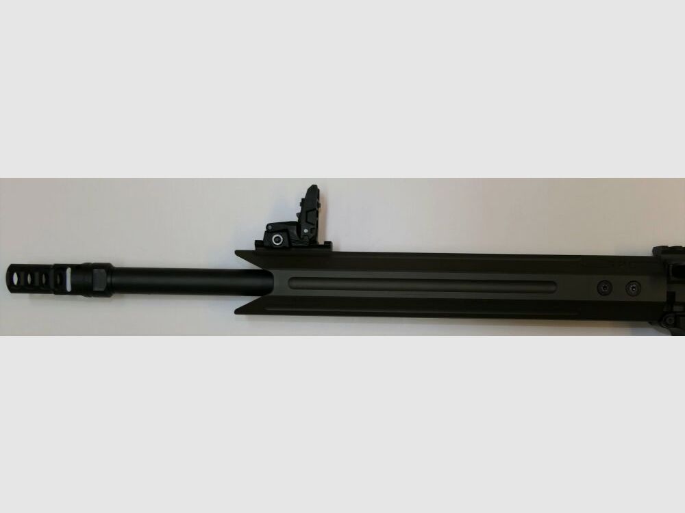 GWMH Selbstladebüchse GWMH SPC-SPORTER A4 17" (SWISS PISTOL CARBINE) OD-GREEN Kal.9x19 AR15 Glock Magazin
