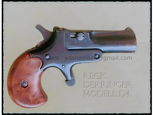 Reck Sportwaffenfabrik/Par Derringer Mod. D4 / F en forme de pentagone