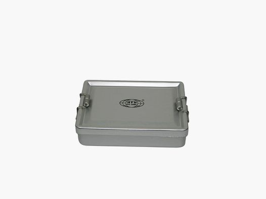 MFH scatola in alluminio argento