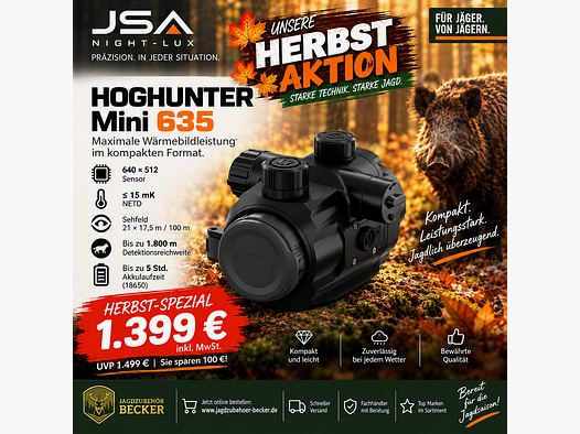 JSA Night-Lux HOGHUNTER Mini 635 – Offre d'automne
