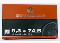 RWS 9,3x74 R UNI 19,0g/293gr. Büchsenpatronen