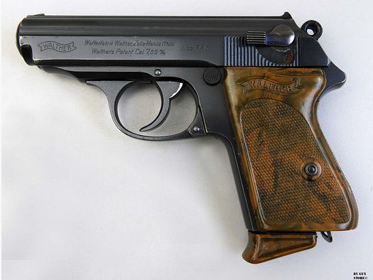 Walther Zella Mehlis mod. PPK wapen kal. 7,65 mm serienr. 898444