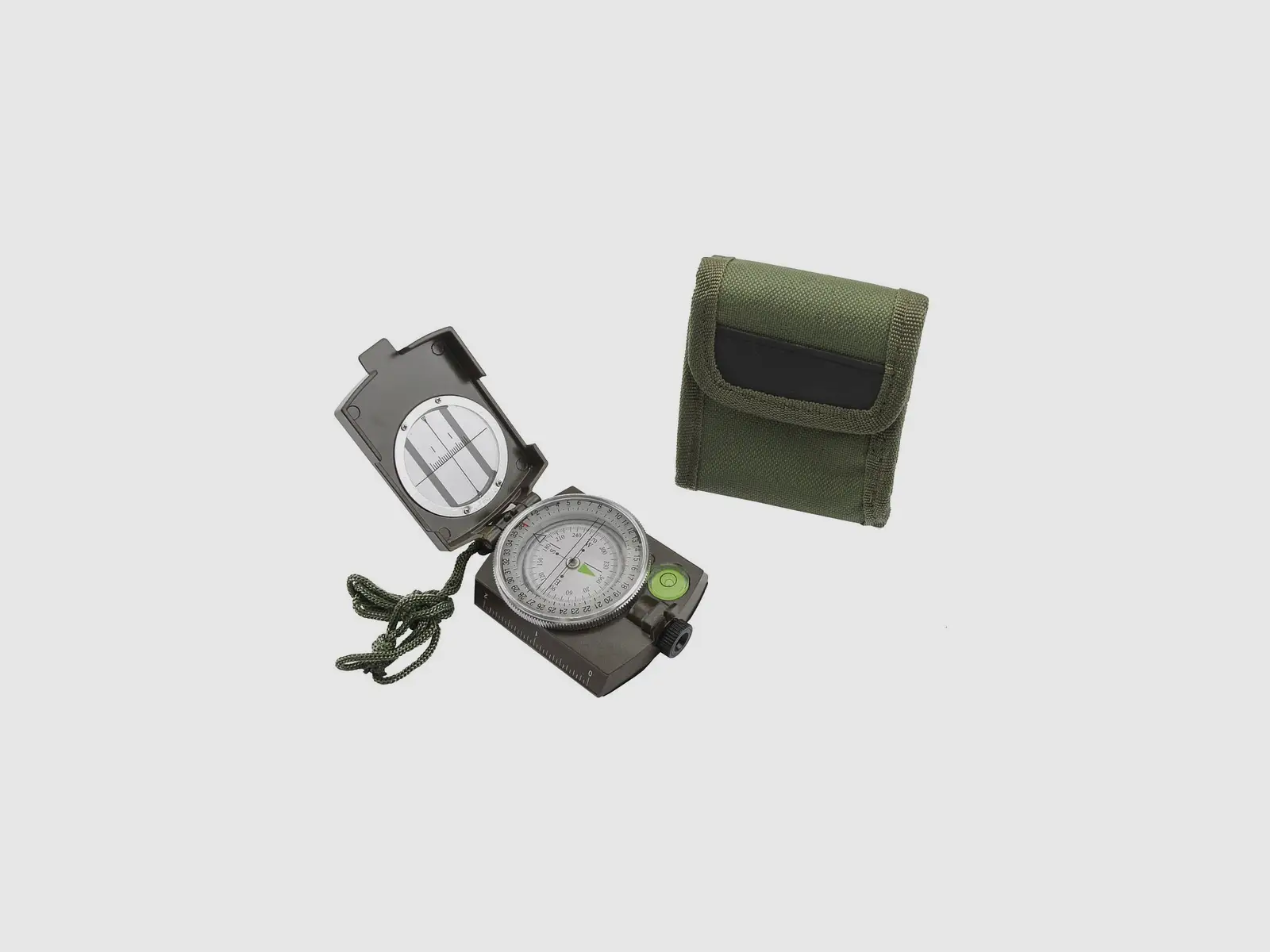 MIL-TEC® bussola militare, metallo, incl. custodia