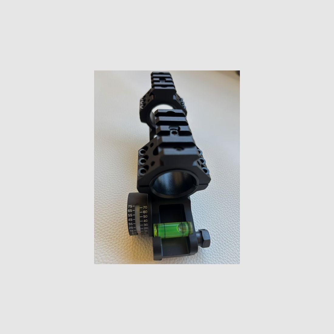 Tijdwise Blockmontage met libelle & hellingsmeter (30mm / 25,4mm) – NIEUW - Topprijs zonder OVP