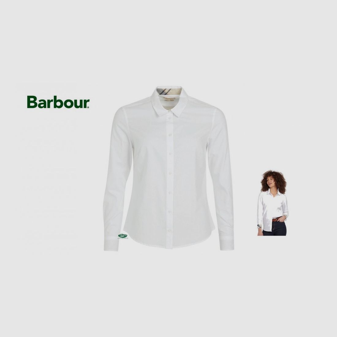 BARBOUR Camicia donna bianca