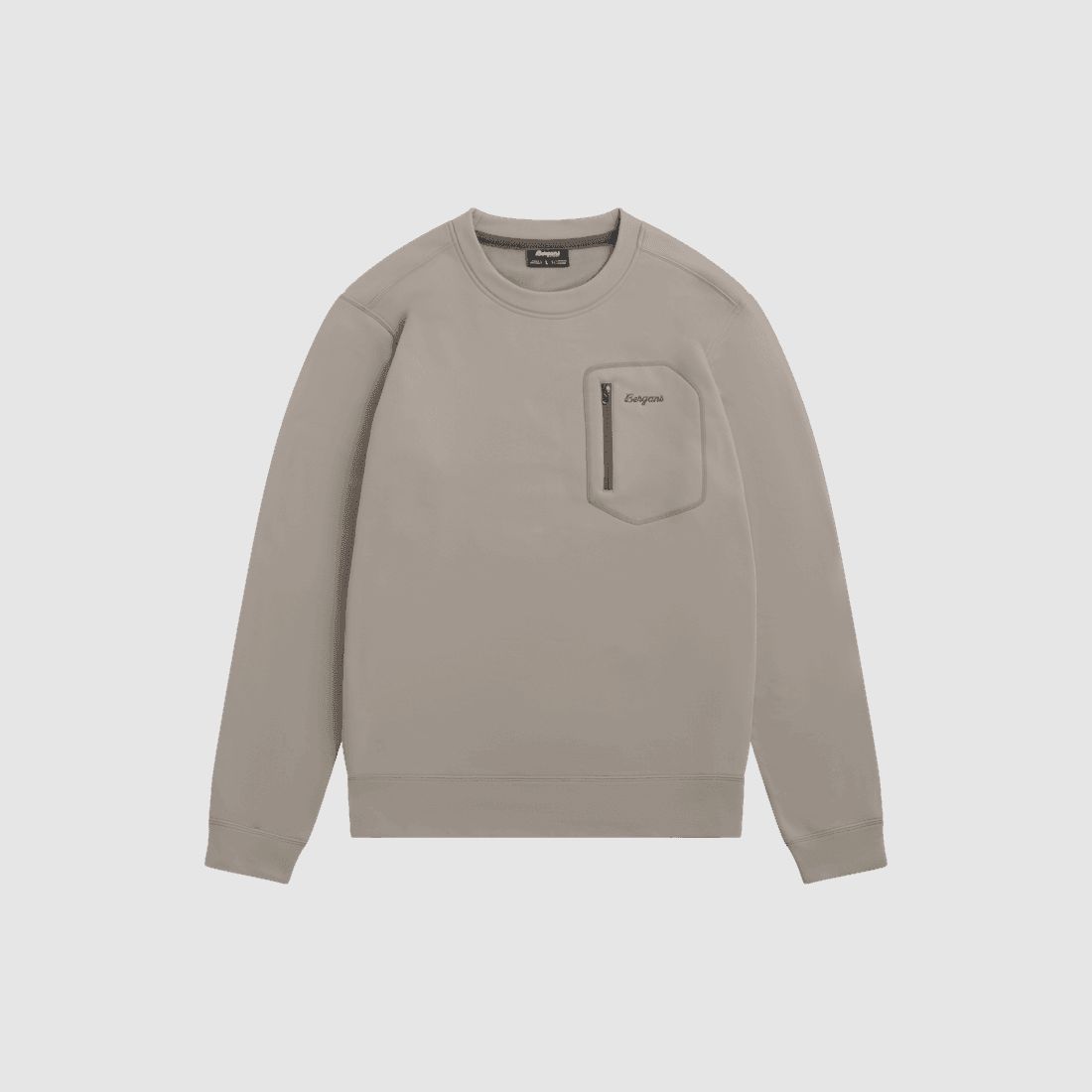 Bergans Midtli Midlayer Sweatshirt Men Rock Taupe M