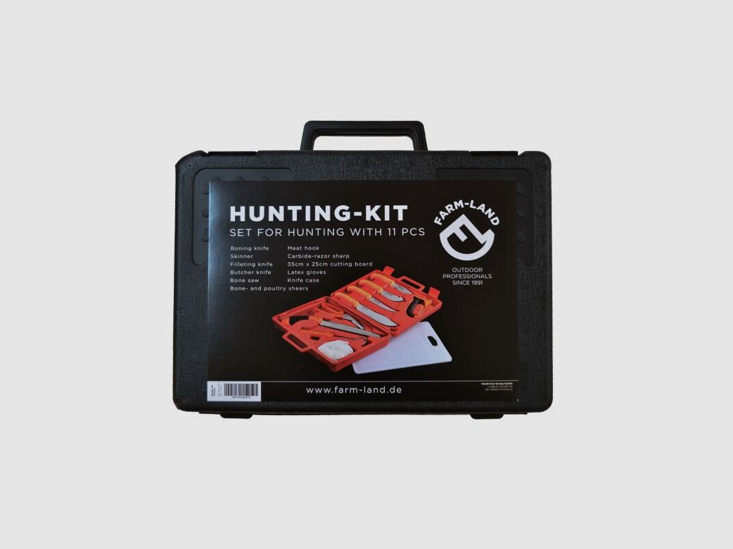 Farm-Land Hunting-Kit Messerset 11 tlg.