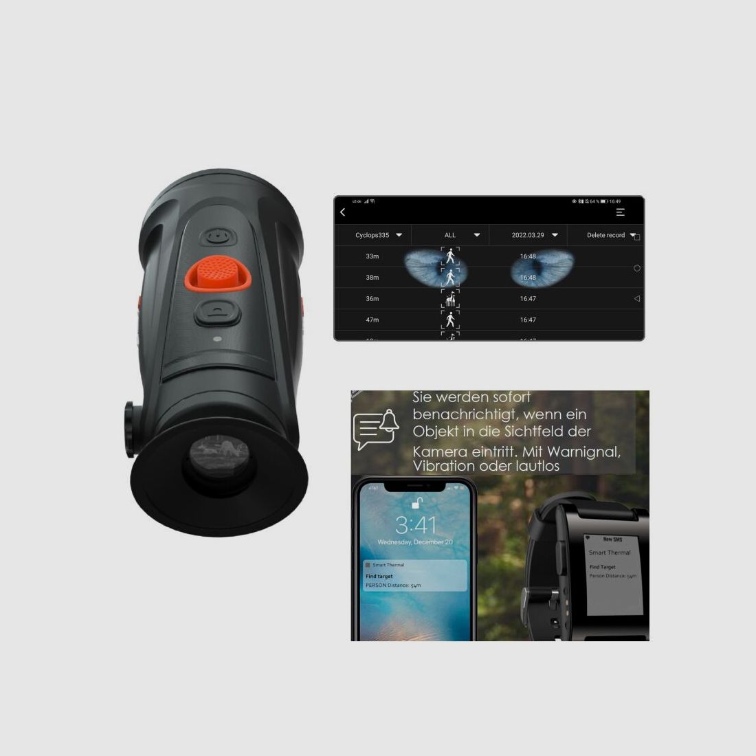 ThermTec Wärmebildkamera Cyclops650 Pro