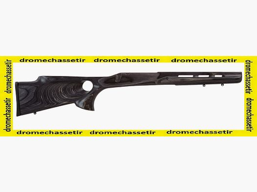 Kolba z otworem na kciuk Varmint z drewna laminowanego do Tikka T3 Lite Szara