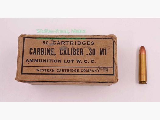 Wester Cartridge Company, USA Büchsenpatronen .30Carbine/M1