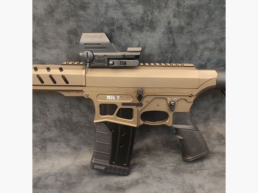 Huglu SLF HUGLU XR-7, Cal.12/76 in Bronze + DOT Falke LE