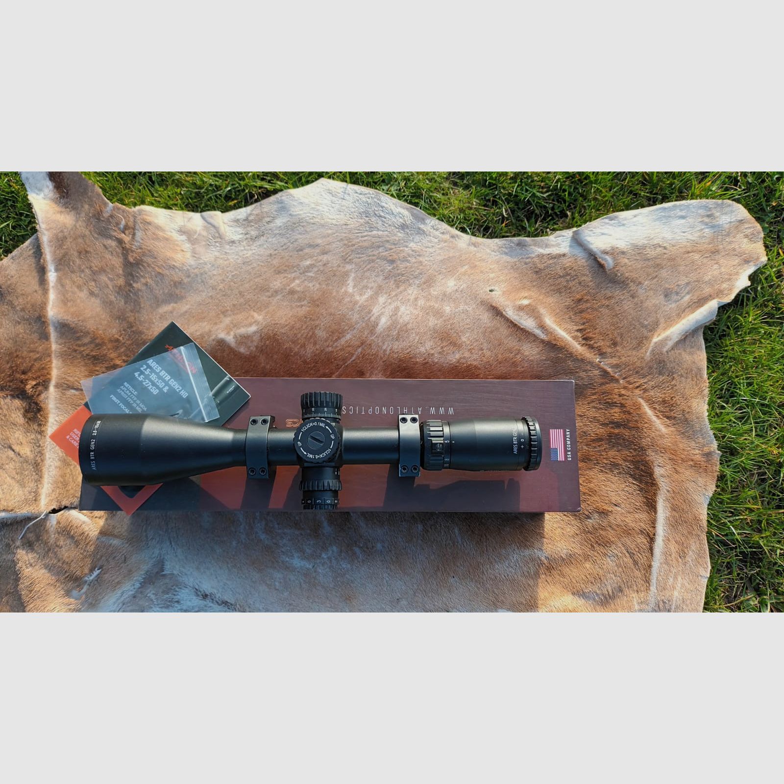 Zielfernrohr Athlon Ares BTR HD 2.5-15x50 MIL Gen3 Neuwertig