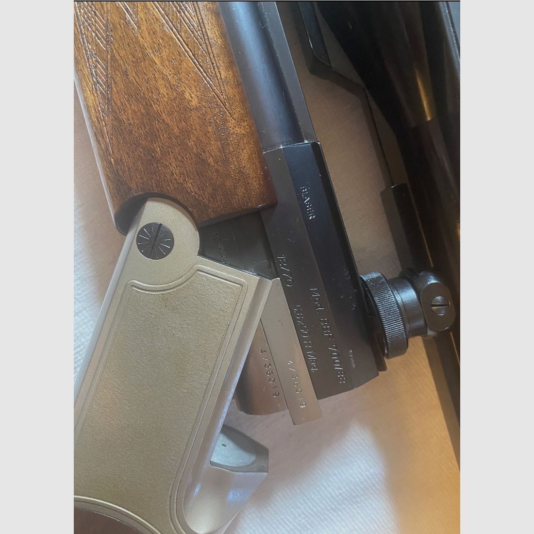 Blaser 700/88 estado excelente montaje giratorio 5,6 x 50 R 12/70, imagen 2 de 3