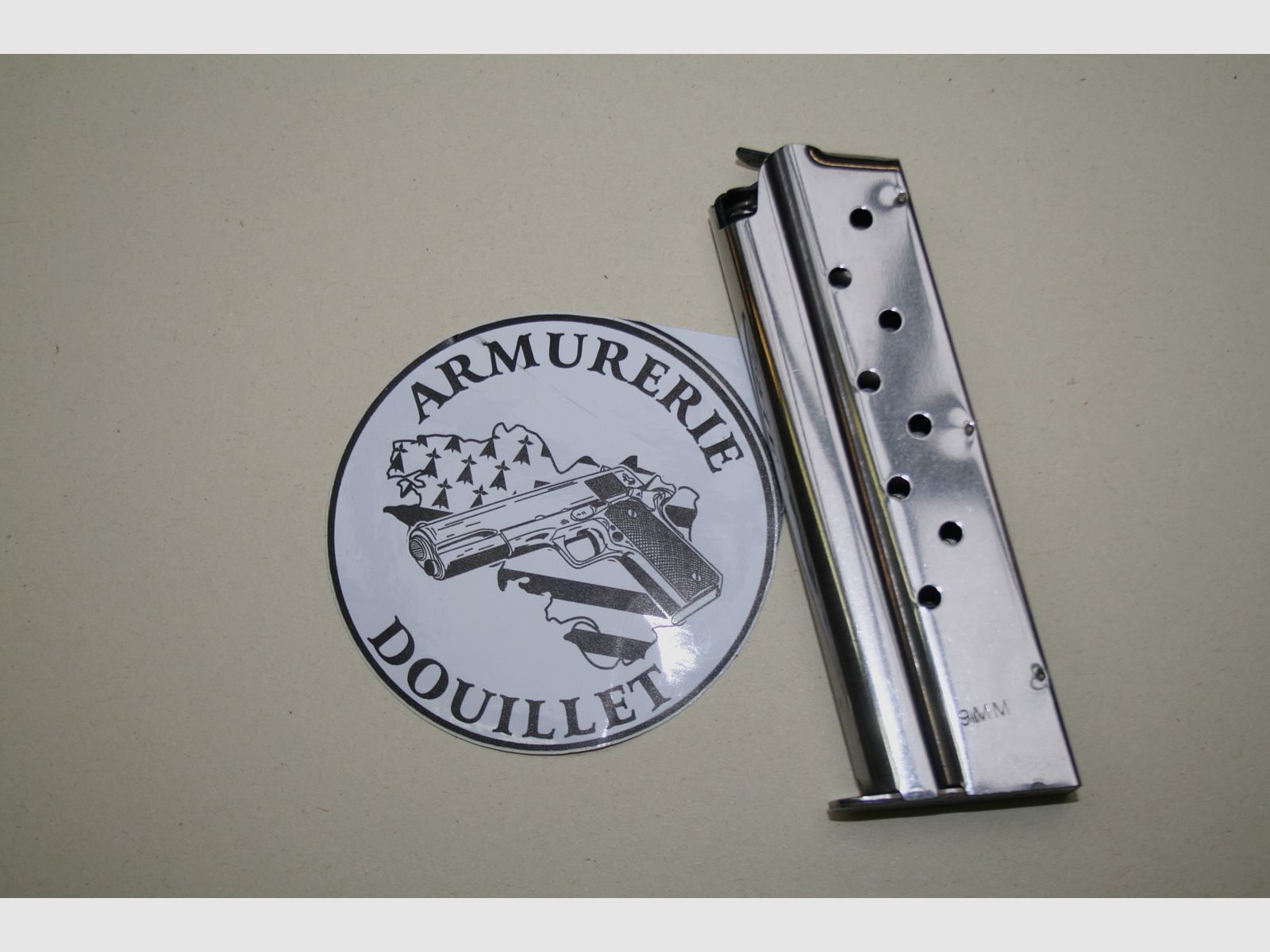 Chargeur Springfield pour 1911 Cal 9mm 9 coups inox, image 1 sur 2