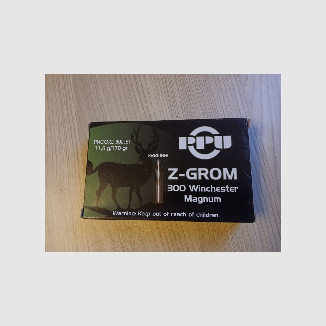 PPU Z-GROM .300 WinMag 170gr/11g 100 Schuss