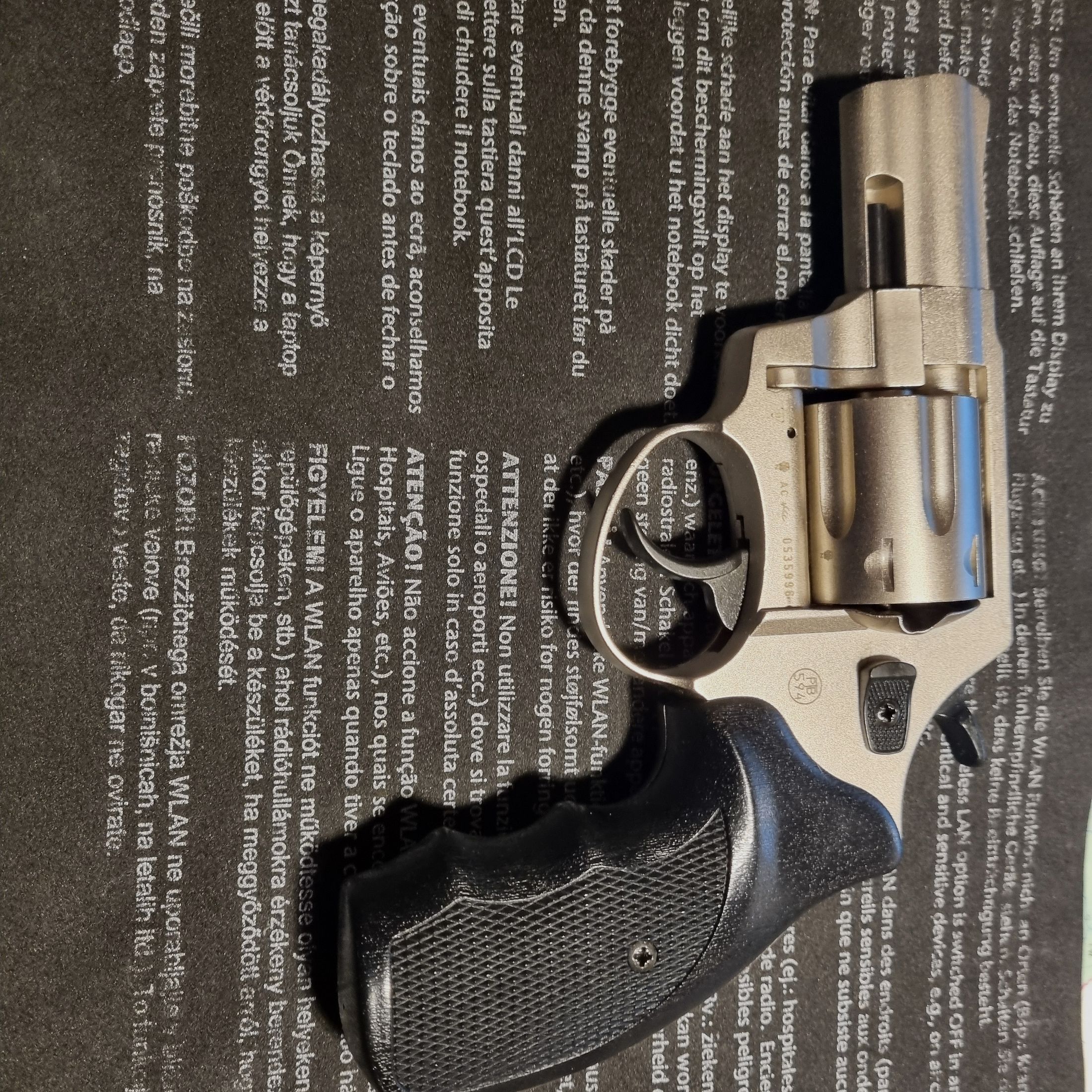 Röhm RG 89 N, nickel-plated, 9mm R blank, 10 rounds CS, 50 rounds blank, PTB 594 old model