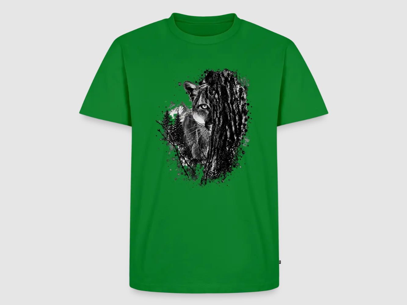 PUMA Men´s Premium T-Shirt „Lauernder Puma"