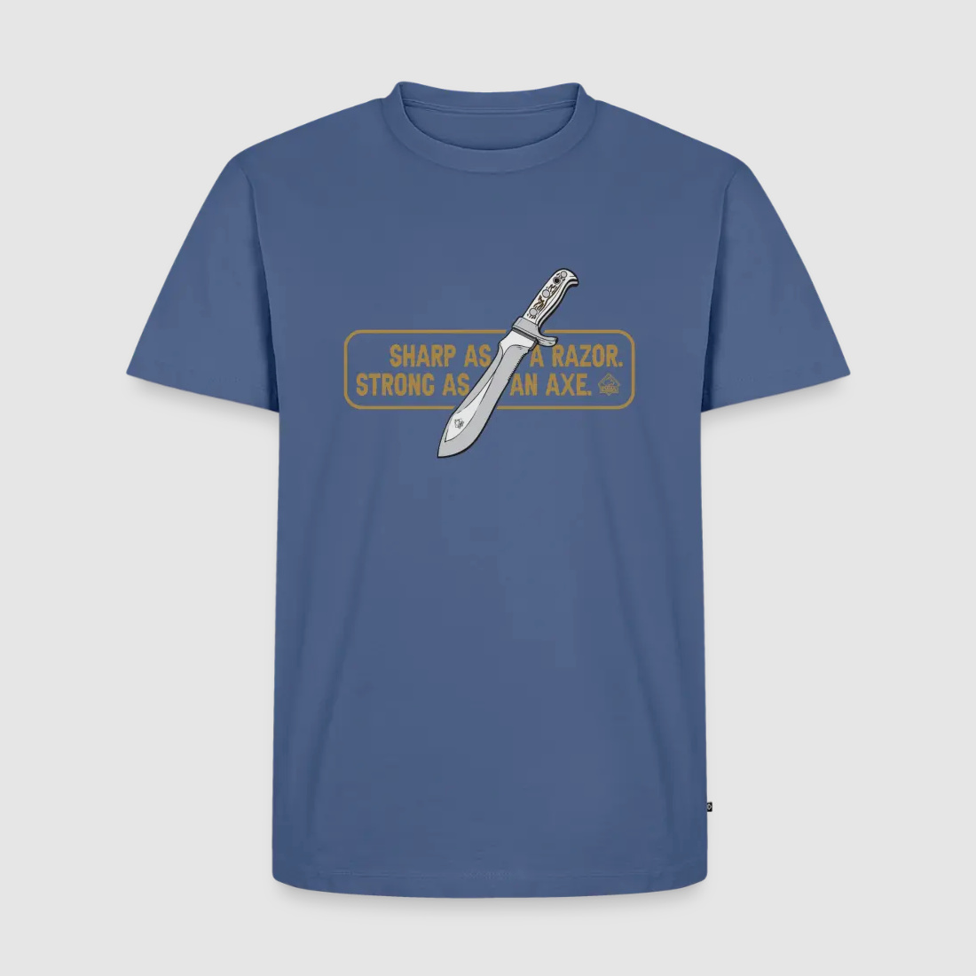 PUMA Męska Premium T-Shirt "White Hunter Sharp & Strong"