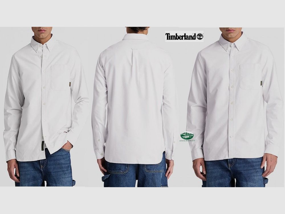 TIMBERLAND Heren Oxford Shirt in Wit