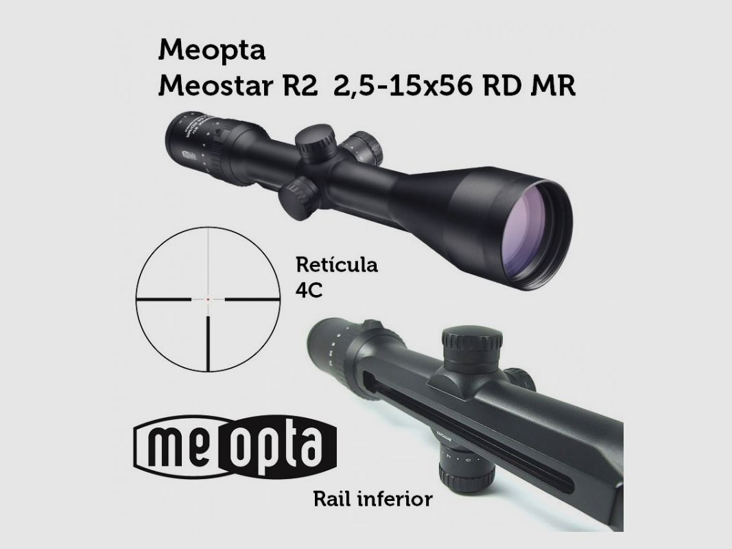 Zielfernrohr Meopta Meostar R2 2,5-15x56 RD/MR - 4C, Bild 2 von 2
