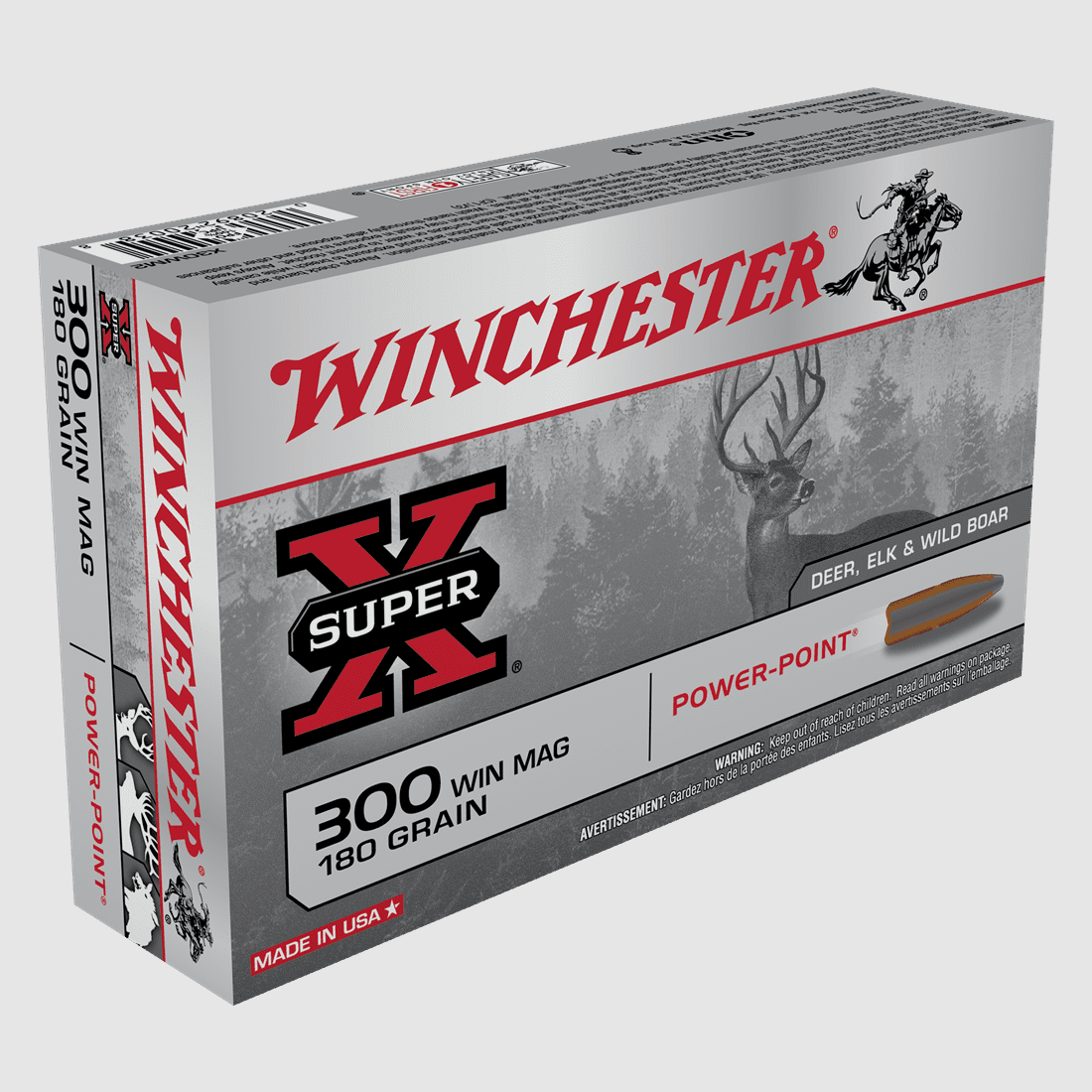 Winchester Power Point .300 Win Mag 180 gr. .20 St.