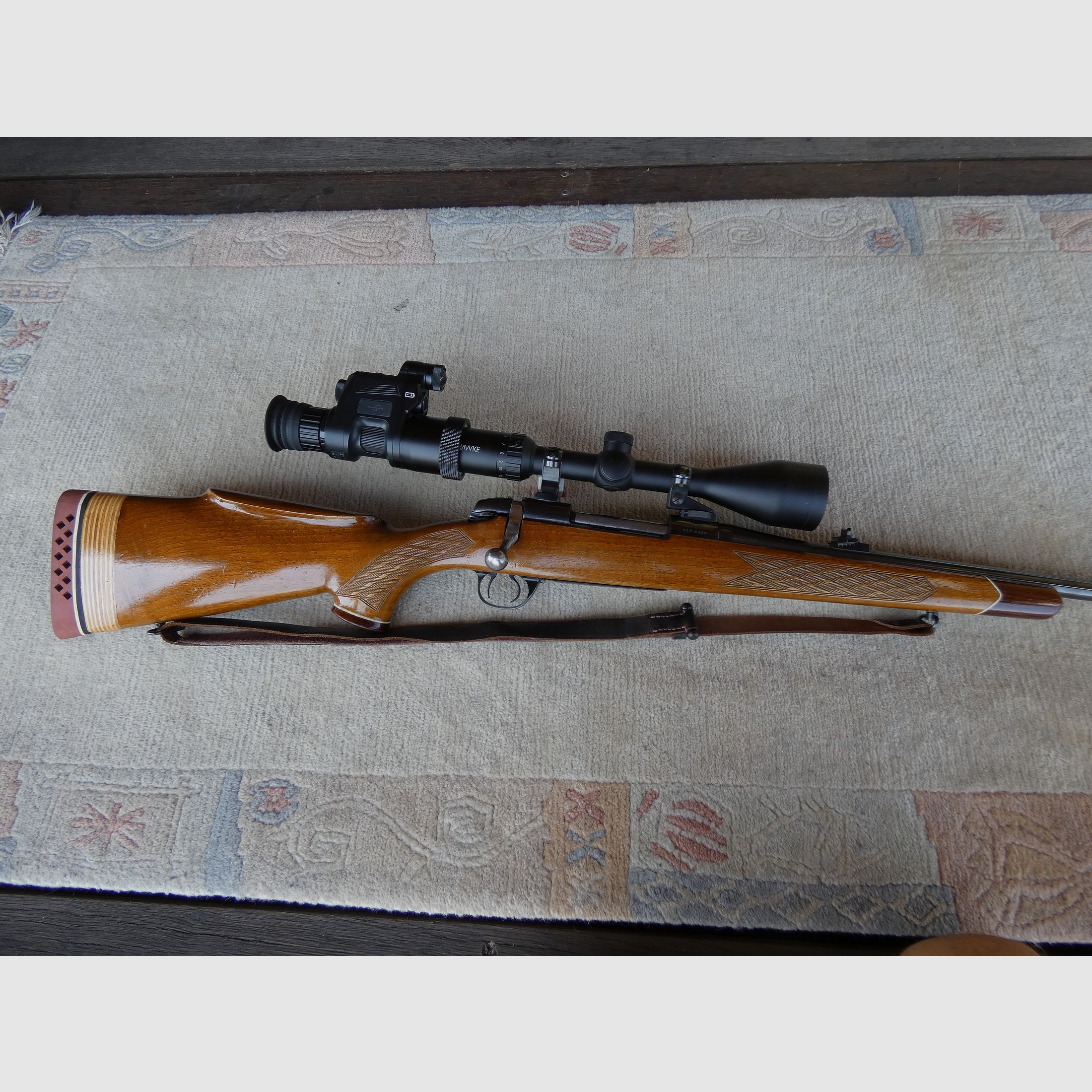 BSA bolt-action rifle 243 Win. with scope