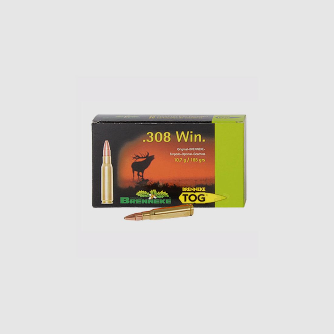 Brenneke .308 Win. 165GR TOG 20 cartridges