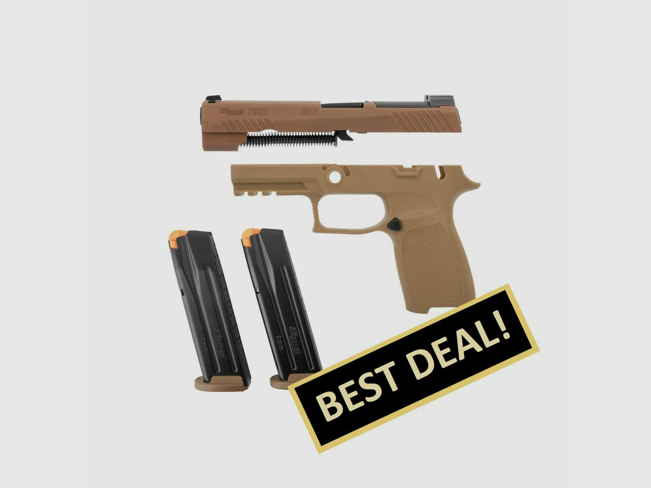 SIG Sauer SIG SAUER P320 M17 Coyote Tan Wechselsystem 9mm Luger