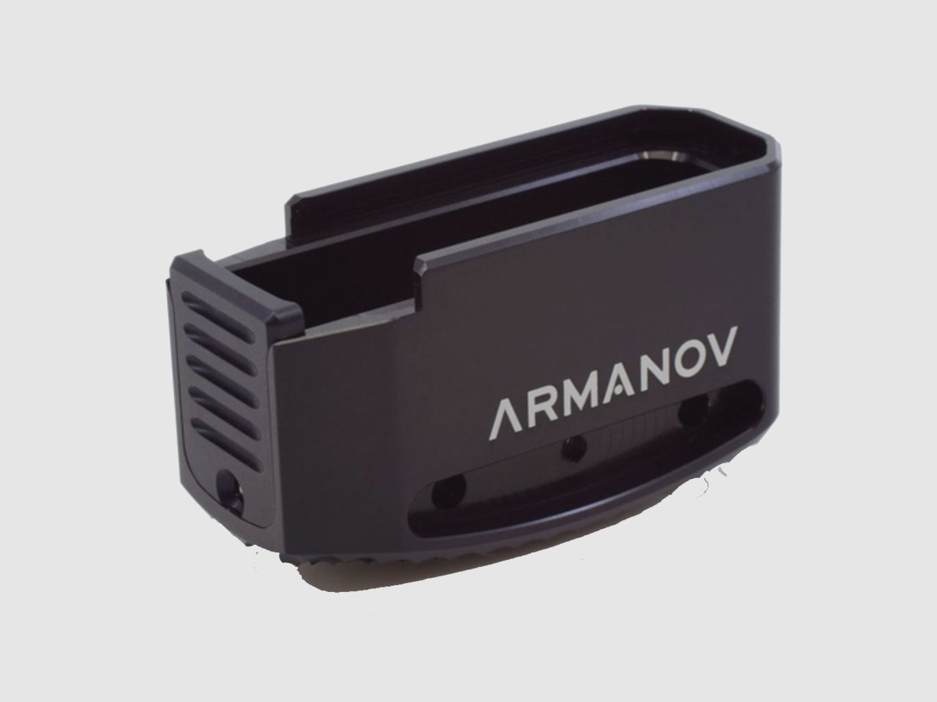 Base Pad en aluminium ARMANOV noir AR15 Spider Line