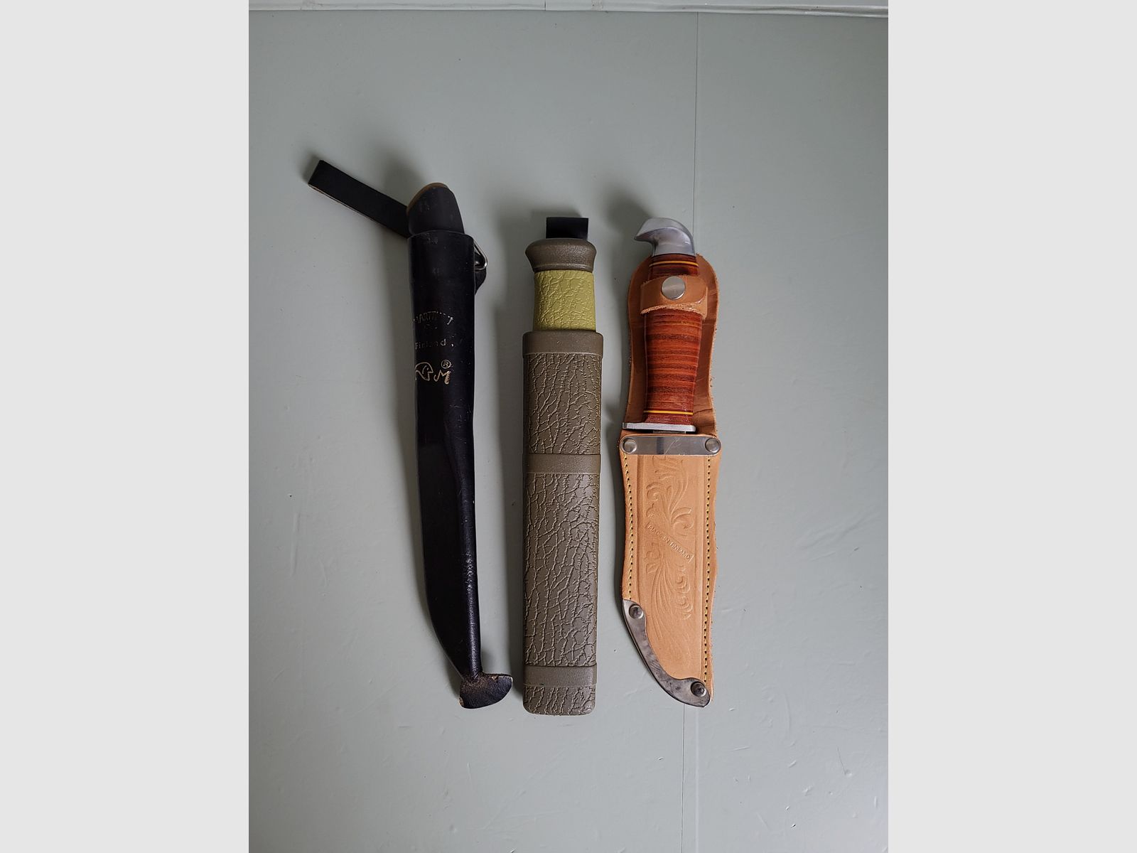 Jagd Messer - Schweden - Finnland - Signierte - Design Messer