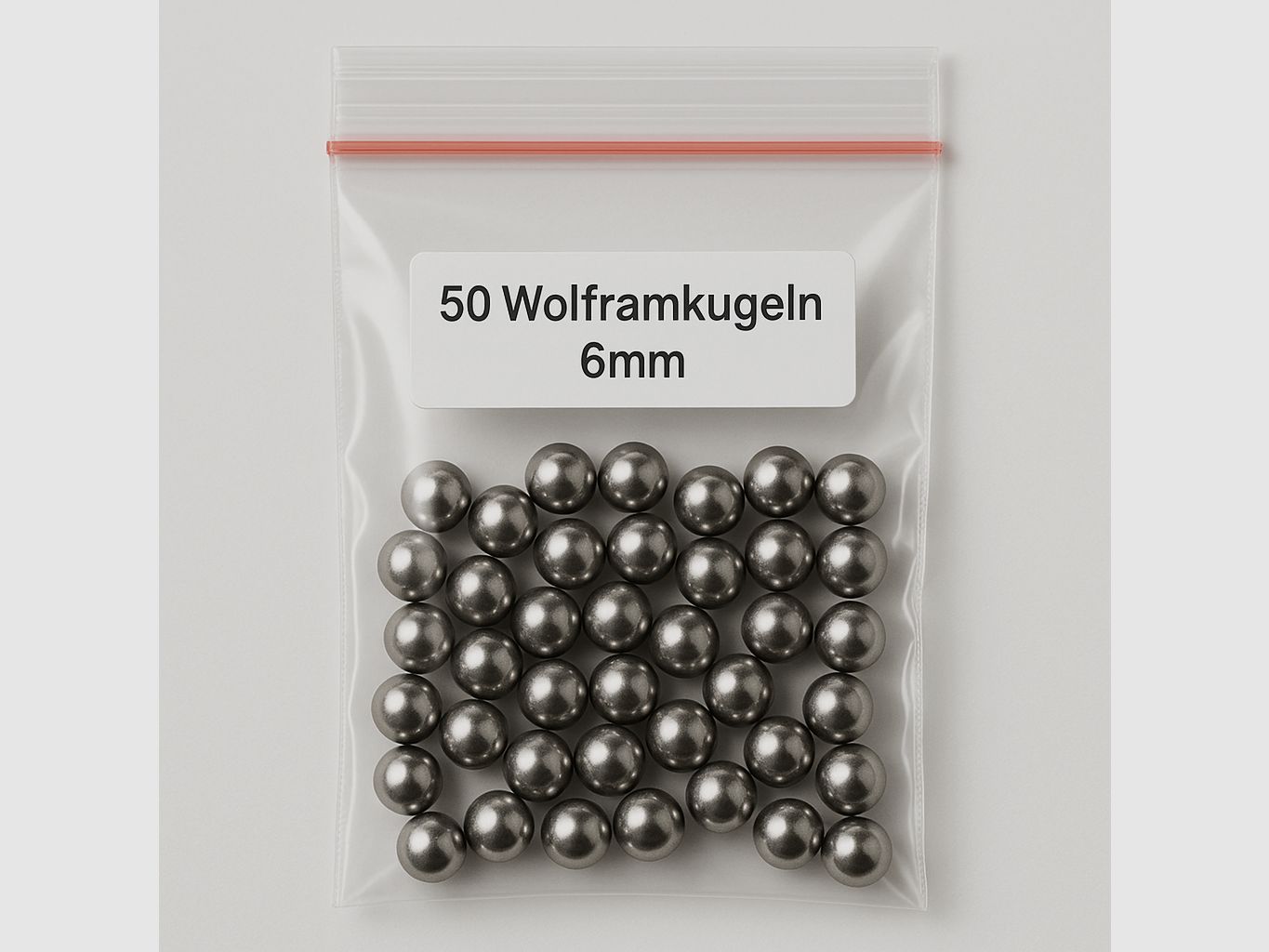 50x 6mm tungsten ball (tungsten, hard metal)