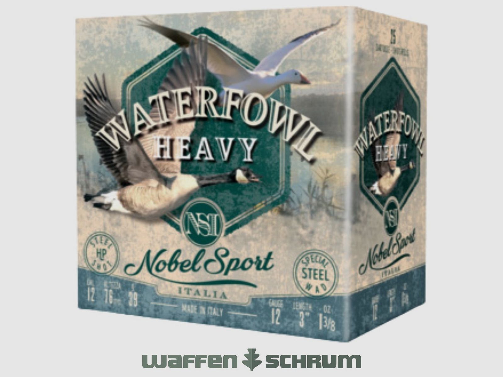 Nobel Sport Italia Steel Waterfowl Heavy HP 12/76 3,3mm - 39g ANS123STHY3