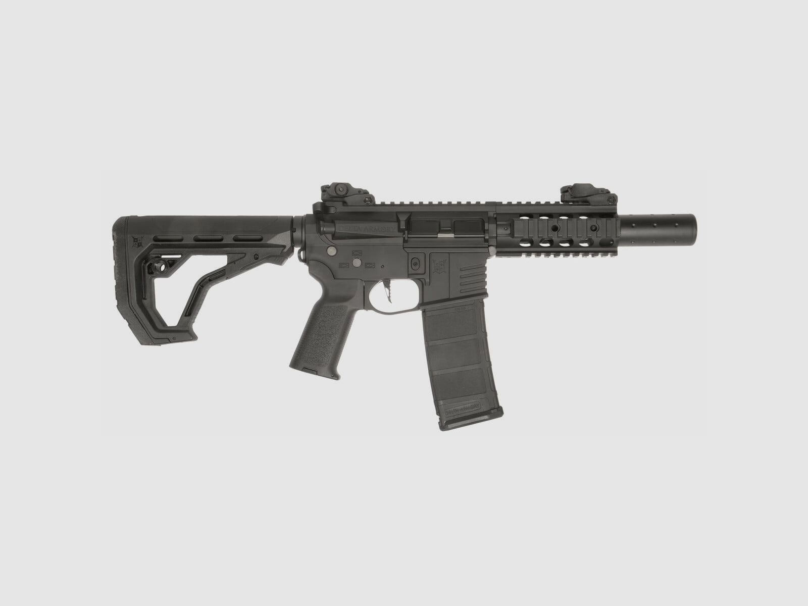 AR15 SilentOps CQB ALPHA EAGLE ETU Zwart S-AEG Airsoft Geweer Vrij vanaf 18 Jaar | Delta Armory, afbeelding 3 van 4