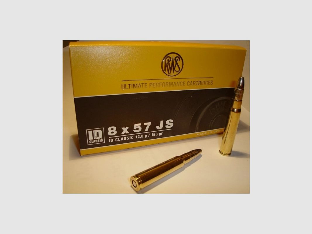 20X MUNITIONEN RWS 8X57 JS ID CLASSIC 198 GR