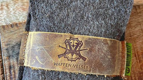 Waldkauz Filzpatronenetui Büchse, 5er