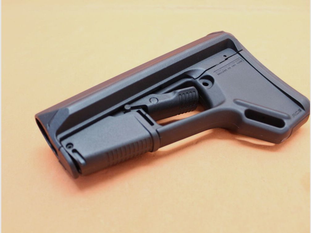 Magpul AR-15: Buttstock Magpul ACS-L (MAG378-BLK) MILSPEC Carbine Stock Polymer Black/ Schubschaft schwarz