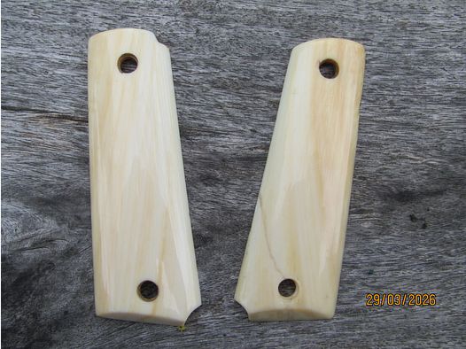 Colt Government M1911 u Klone - handgefertigte Bein Griffschalen - UNIKAT!