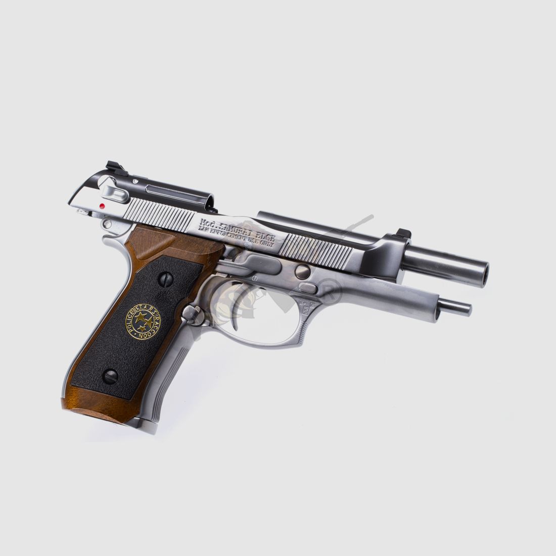 M92 Mod. Samurai Edge Biohazard Chrom Full Metall GBB -F-