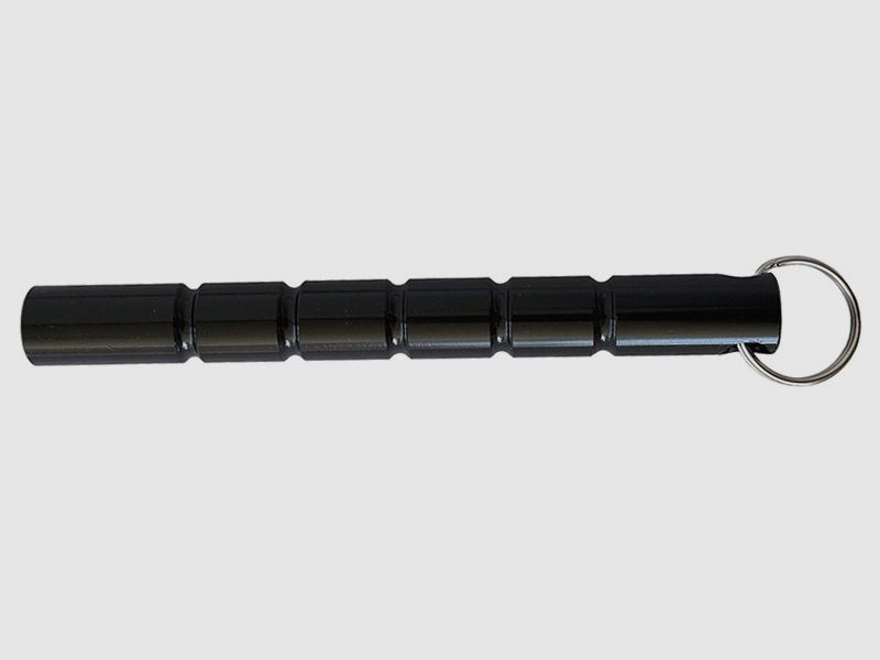 Kubotan mit SchlĂĽsselring LĂ¤nge 14 cm schwarz