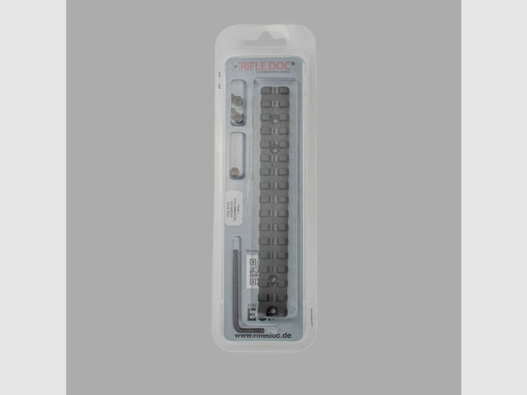 Rifle Doc Picatinny Weaver STAHL Schiene für SAUER 200 Extra Short