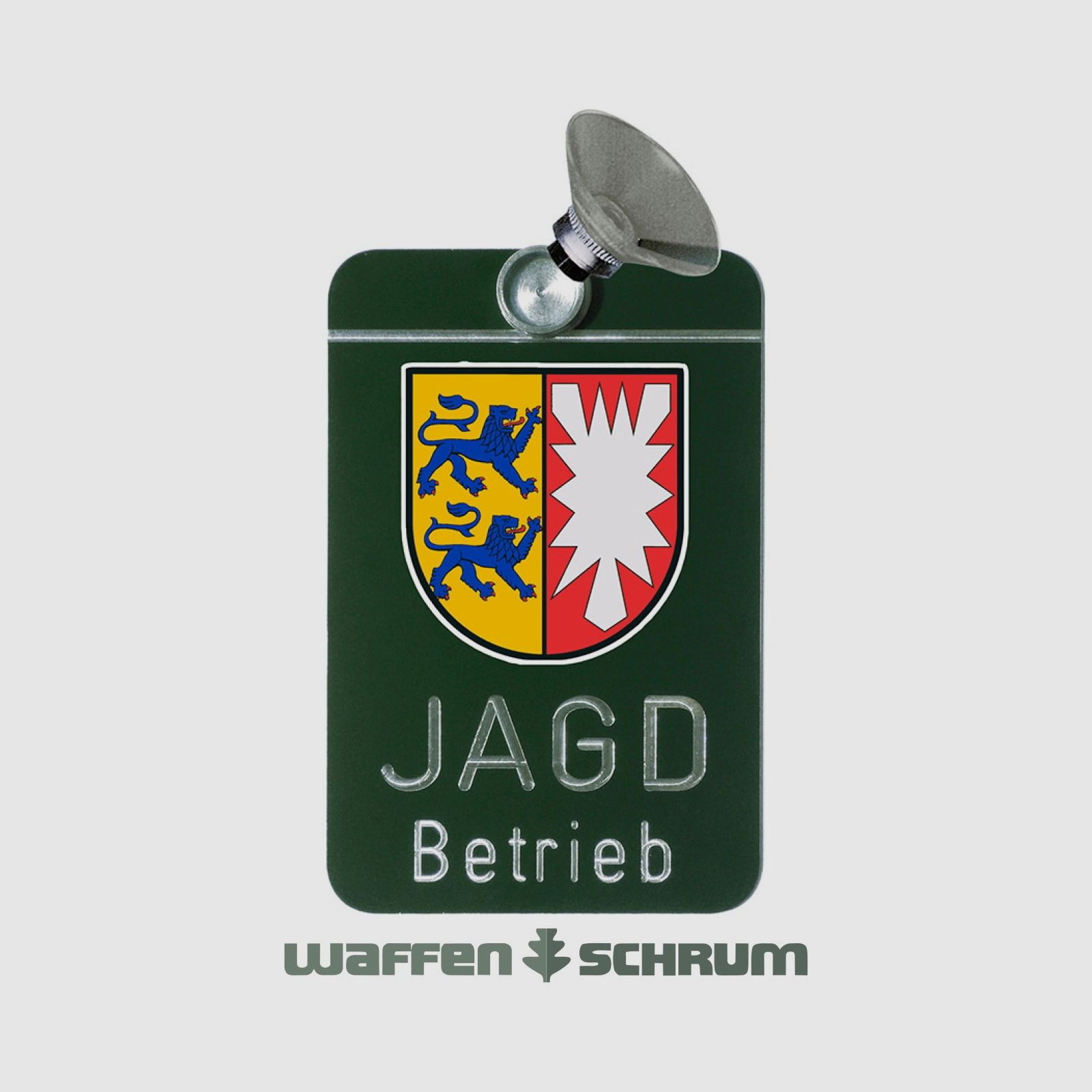 AKAH Autoschild - Jagdbetrieb Schleswig-Holstein Aluminium