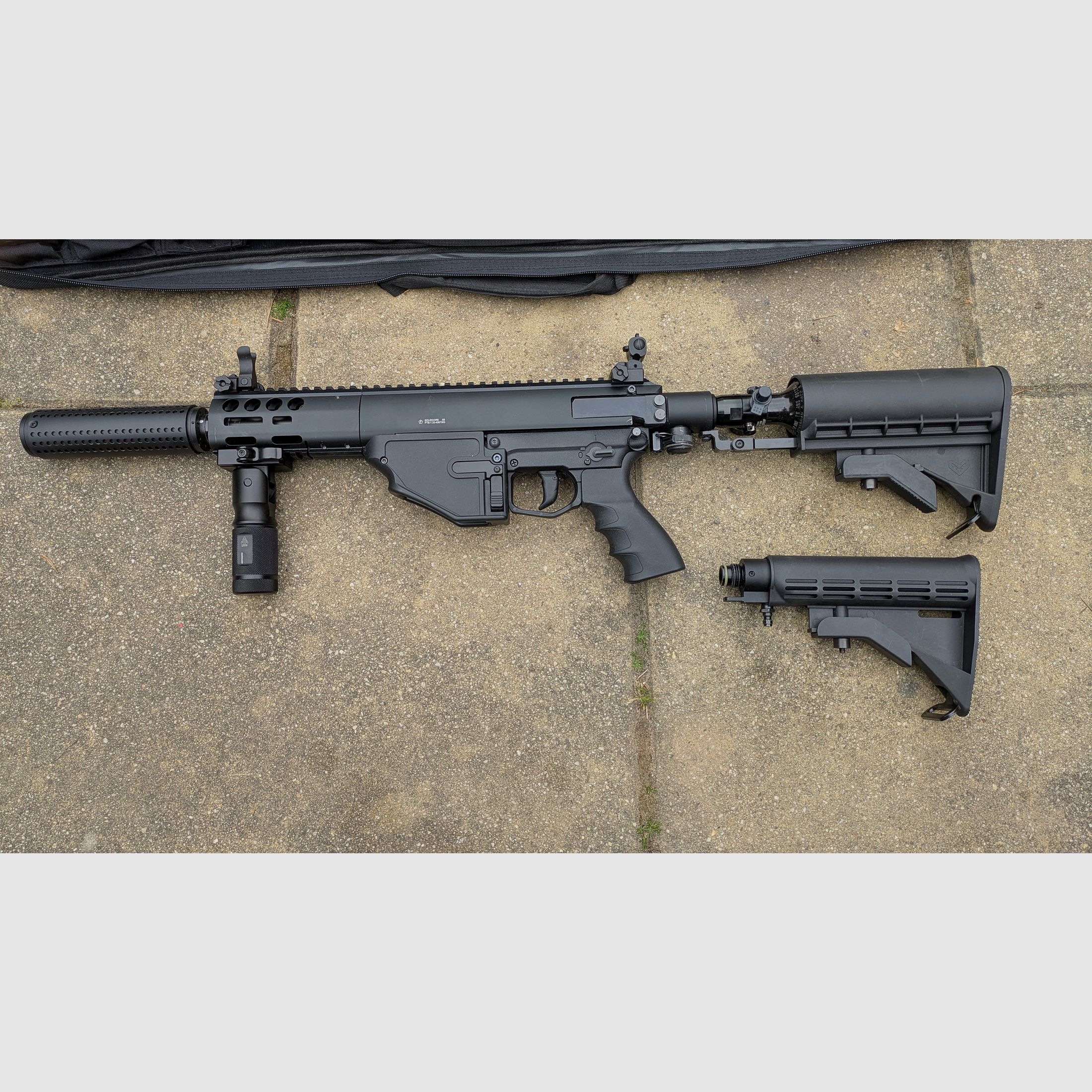 Valken CQMF 68 RAM Markierer mit viel Zubehör
