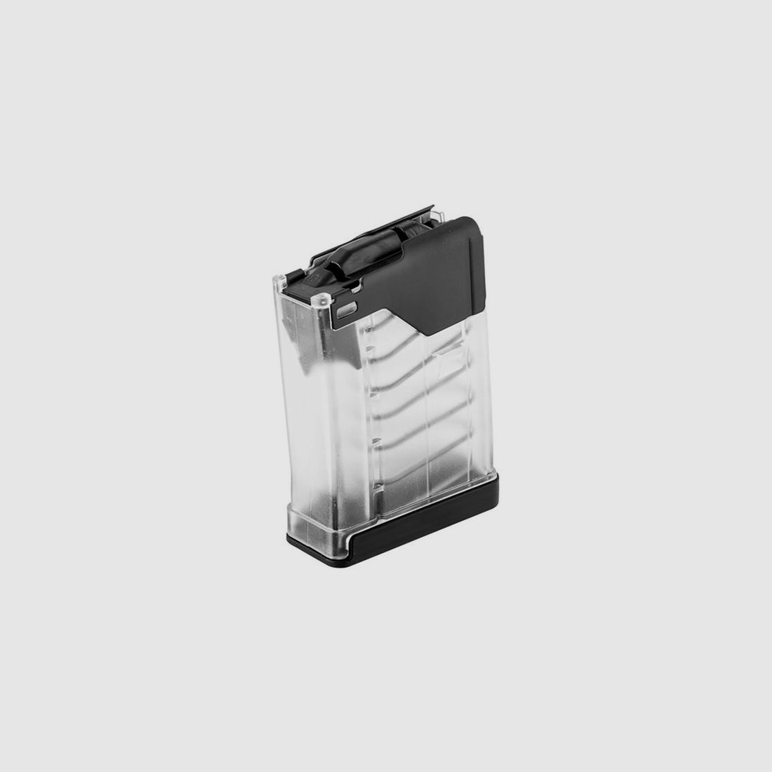 LANCER SYSTEMS L5AWM Magazin Gen2 für AR15 10-schüssig für Kaliber .223 REM / 5.56x45 Nato, klartransparent