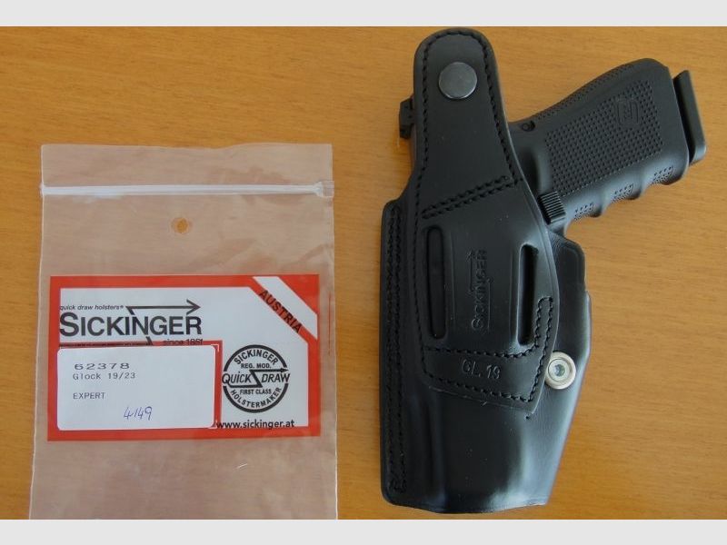Sickinger Sickinger Holster EXPERT negro para pistola SL Glock 19/23