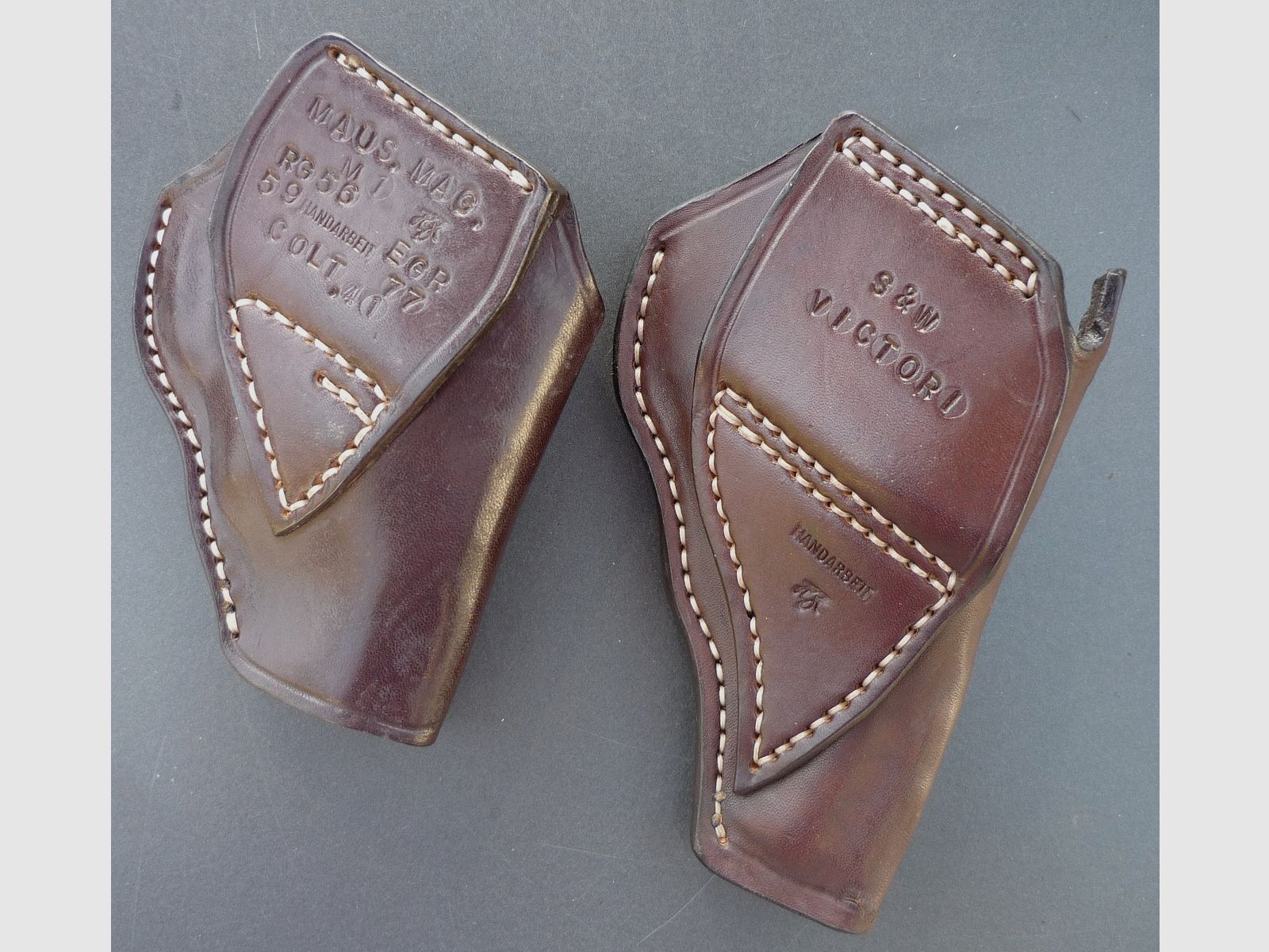 HKDesign Holster Art. Nr. 005  ,Schnellziehholster für S&W Victory" und diverse ( Gas ) Revolver 2" siehe Foto 2   -   für Linkshänder