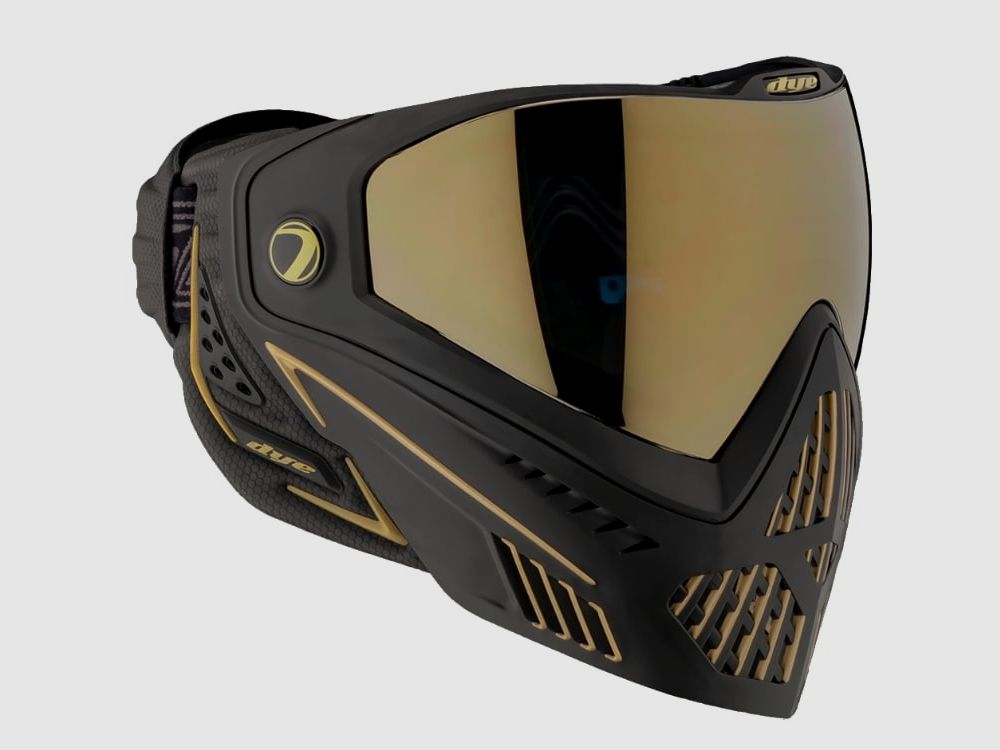 Dye I5 Paintball Thermal Maske ONYX GOLD (gold/schwarz)
